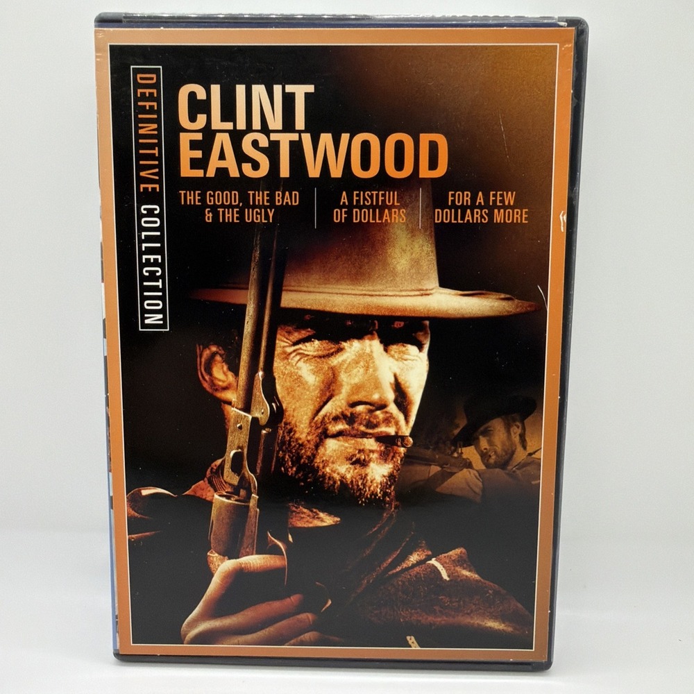 Clint Eastwood Definitive Collection [DVD] 3-Disc Set 2009 MGM Westerns